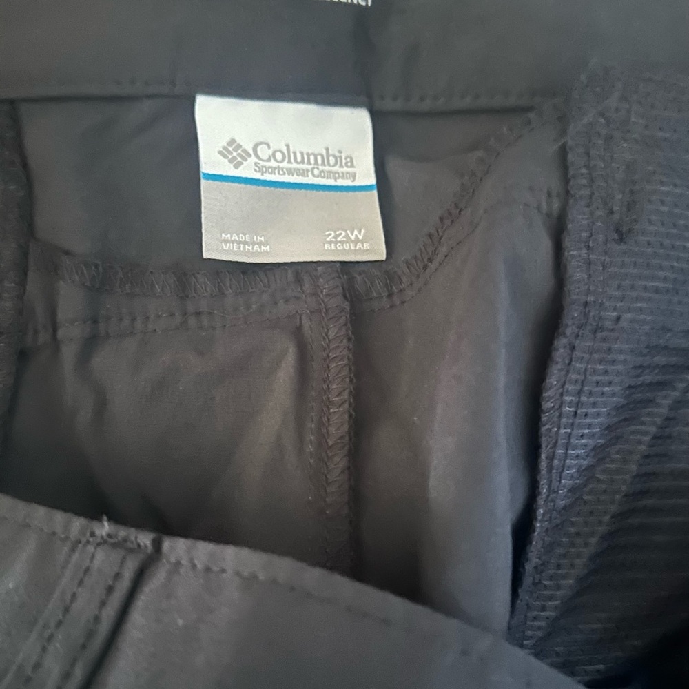 Columbia Convertible Hiking Pants 22W Plus Size Zip Off Outdoor - Picture 6 of 11